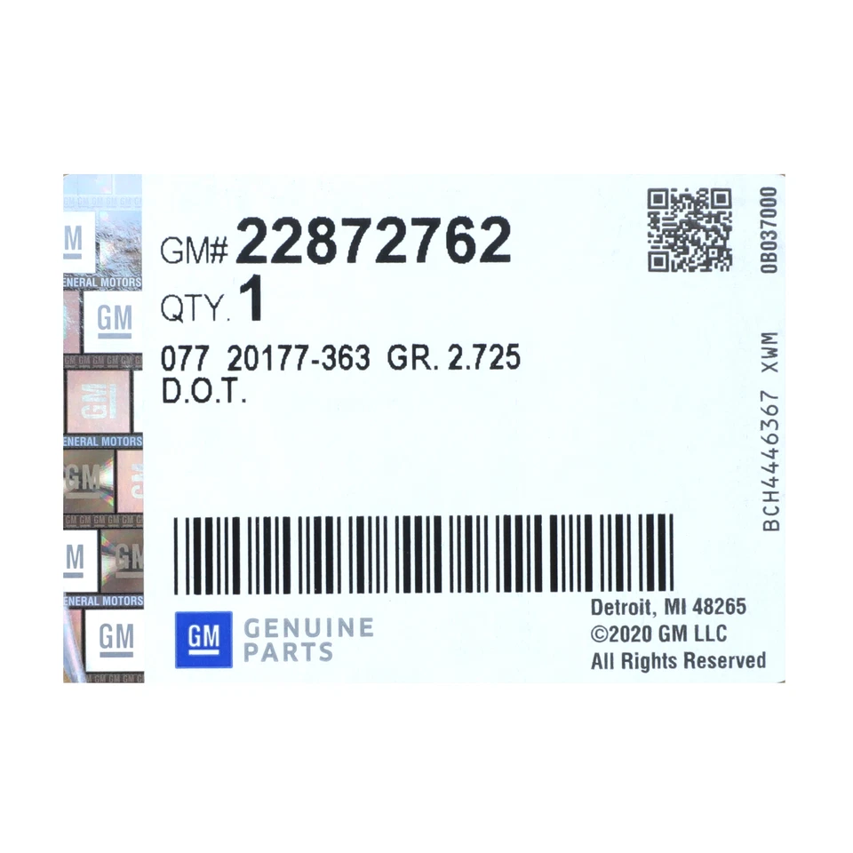 Оригинальный новый подлинный передний противотуманный фонарь в сборе для Chevrolet GMC 2007-2018 22872762 - Изображение 4 из 4