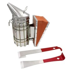 3Pcs Bee Hive Smoker J Hook Hive Tool Kit