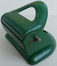 Vintage Hole Punch Perforator VELOS Green Metal Retro Desktop Office 1950s/1960s