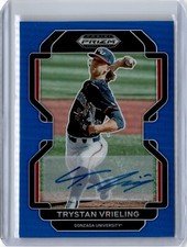 2022 Prizm Draft Picks Blue Refractor Trystan Vrieling Auto 33/99 (B72) Yankees