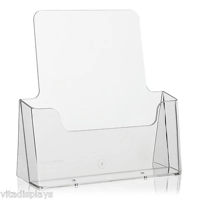 Prospektständer / Prospekthalter der Marke VITAdisplays® im DIN A4 Format