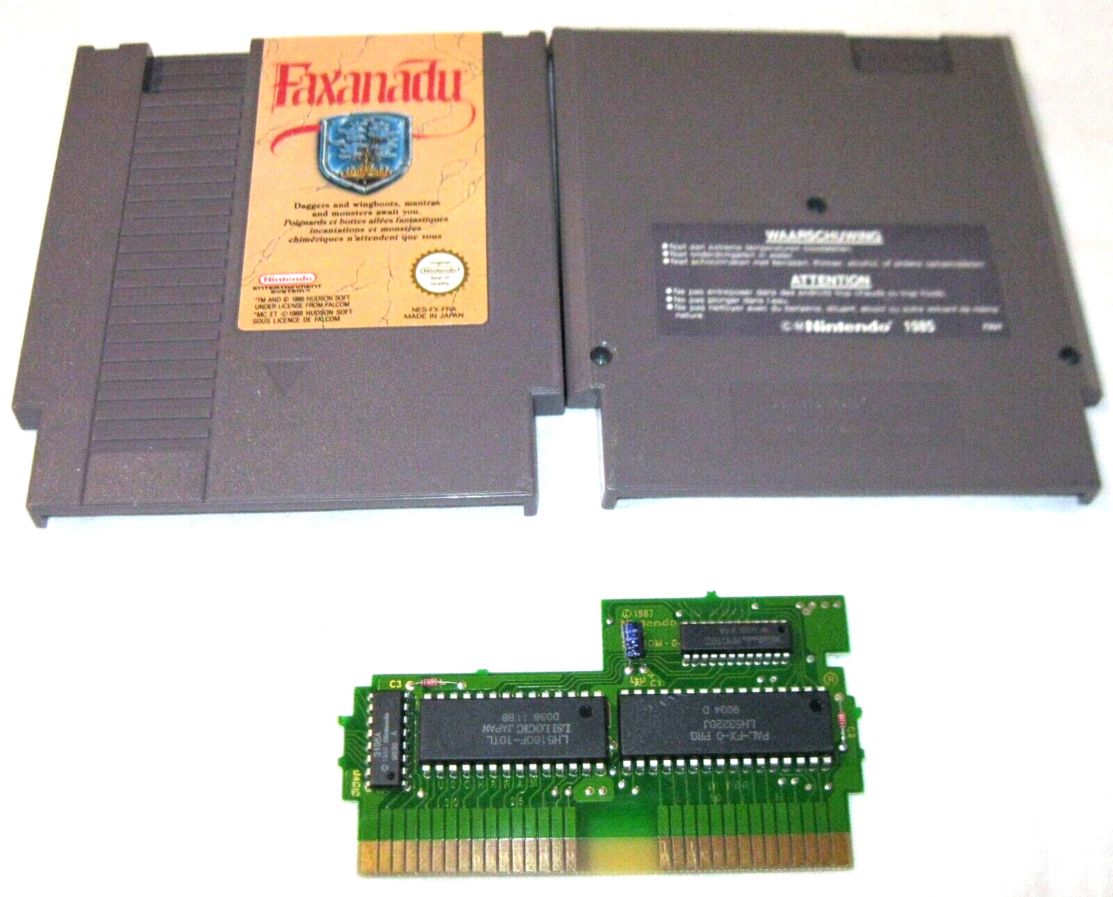faxanadu authentique version originale nintendo nes fra