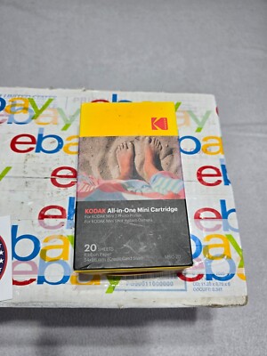 KODAK All-in-One Mini Cartridge 20 Sheets Mini 2 Photo Printer Paper- MSC-20 NOS