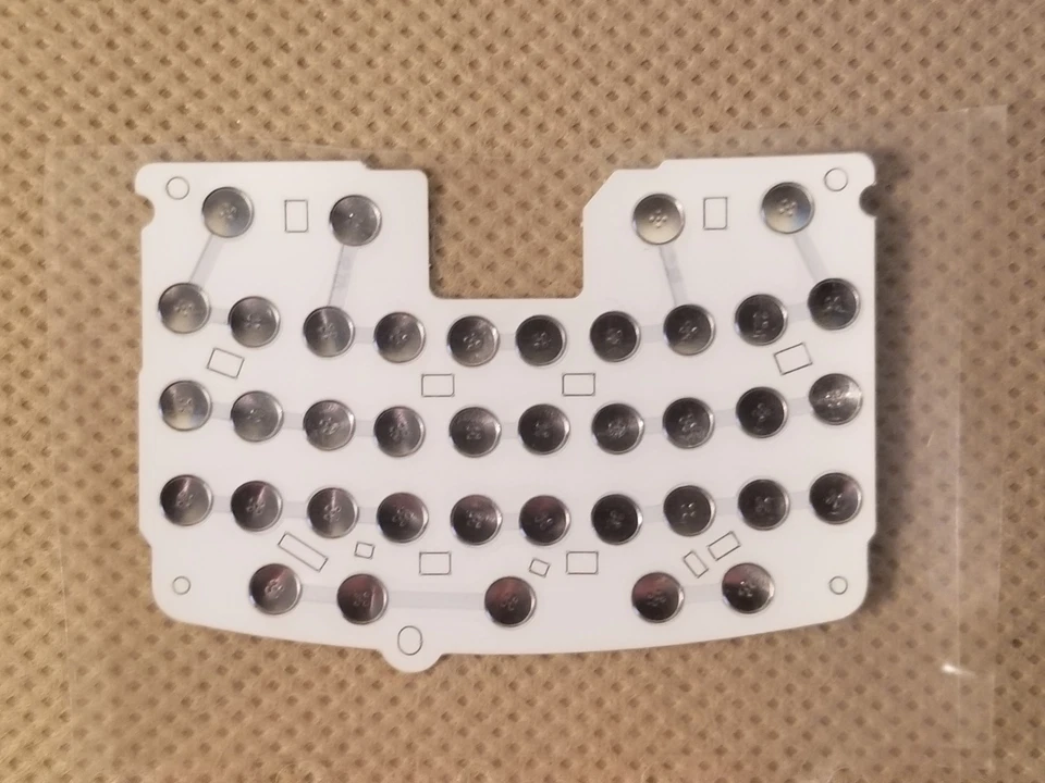 Nuevo teclado frontal Blackberry OEM membrana teclado domo Mylar para BOLD 9700 9780 Foto 2 de 3