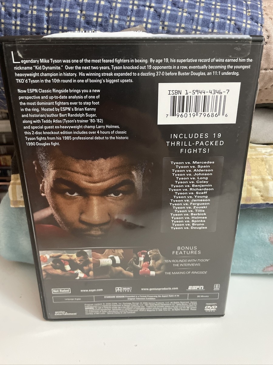 Mike Tyson 2-Disc Kncokout Edition ESPN (DVD, 2006) boxing
