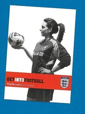 Claire Lewis, player and manager 'Get into Football' F.A. postcard