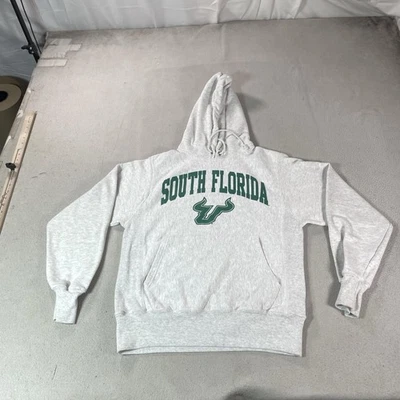 South Florida Bulls Sweatshirt Mens Small Gray NCAA Champion Reverse Weave Top - Image 1 of 4