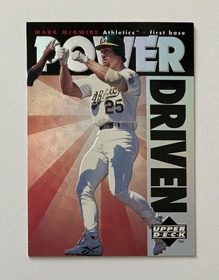 1996 Upper Deck - Power Driven Foil Embossed Mark McGwire #PD10