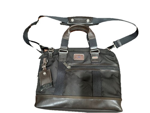 Genuine Tumi Alpha Bravo Earle Messenger Compact  Briefcase