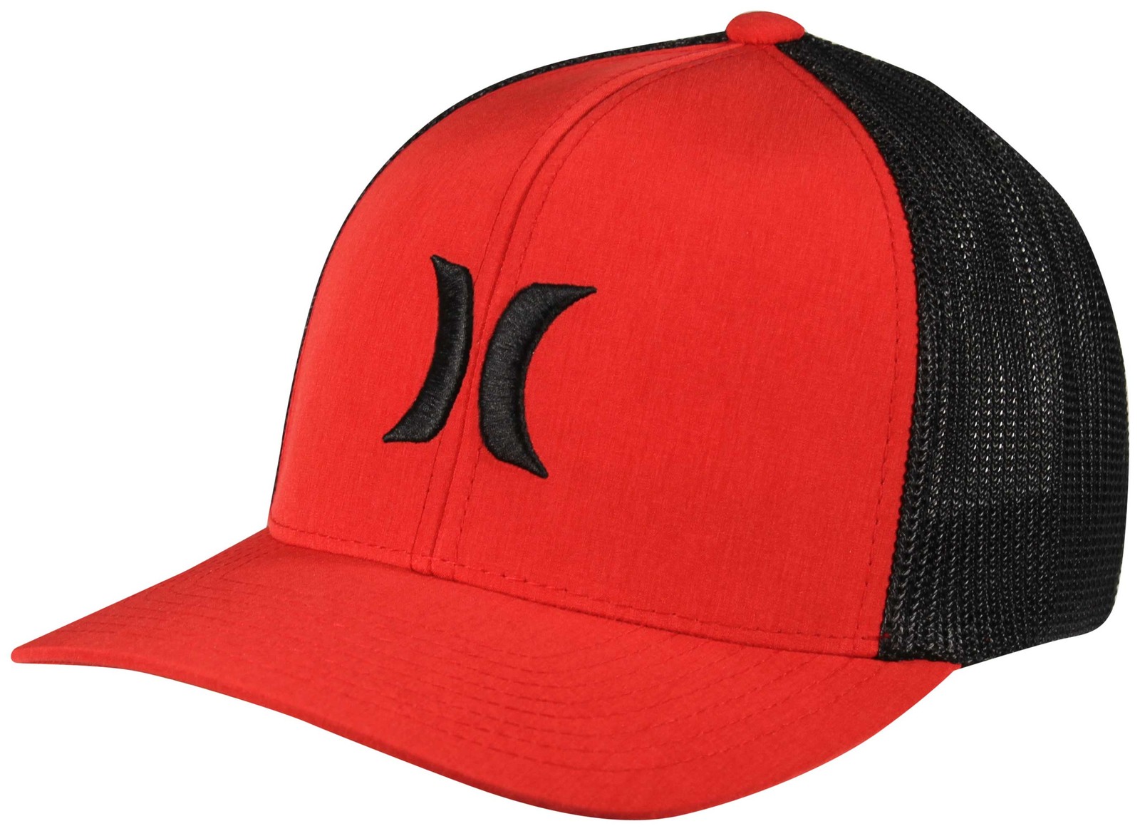 Кепка дальнобойщика Hurley Icon с текстурой спортивный красный новинка 6090₽