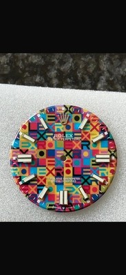 Custom Dial for Rolex Oyster Perpetual 41mm Custom jubilee motif Model 124300