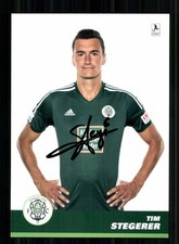 Tim Stegerer Autogrammkarte FC Homburg 2022-23 Original Signiert