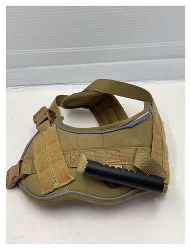 Unbranded Tactical Dog Harness Vest Medium Tan Molle Handle