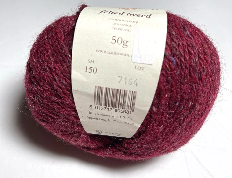 ROWAN FELTED TWEED YARN 1pk. # 150. I Combine Ship, See Details. - Image 2 of 4