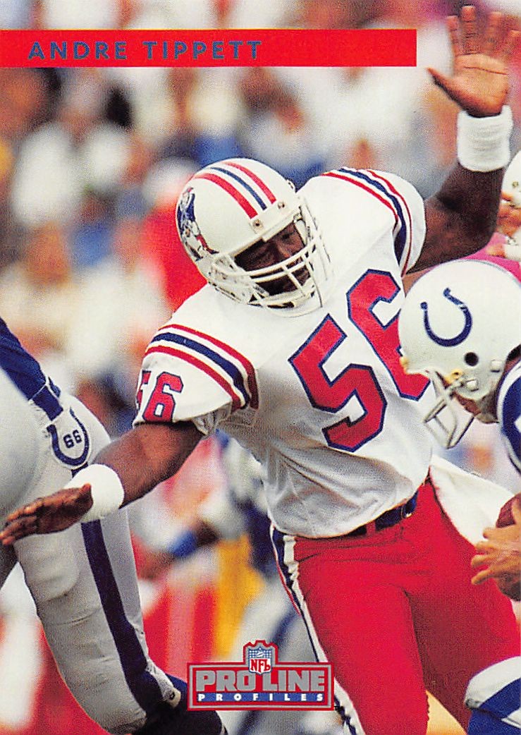 1992 Pro Line Profiles #415 Andre Tippett