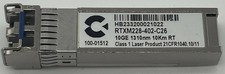 CALIX 100-01512 SFP 10G LR 1310NM 10KM RT TRANSCEIVER MODULES RTXM228-402-C26