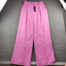 Fashion Nova Pants Sweetheart Wide Leg Trouser High Waisted Sz Medium Womens NWT