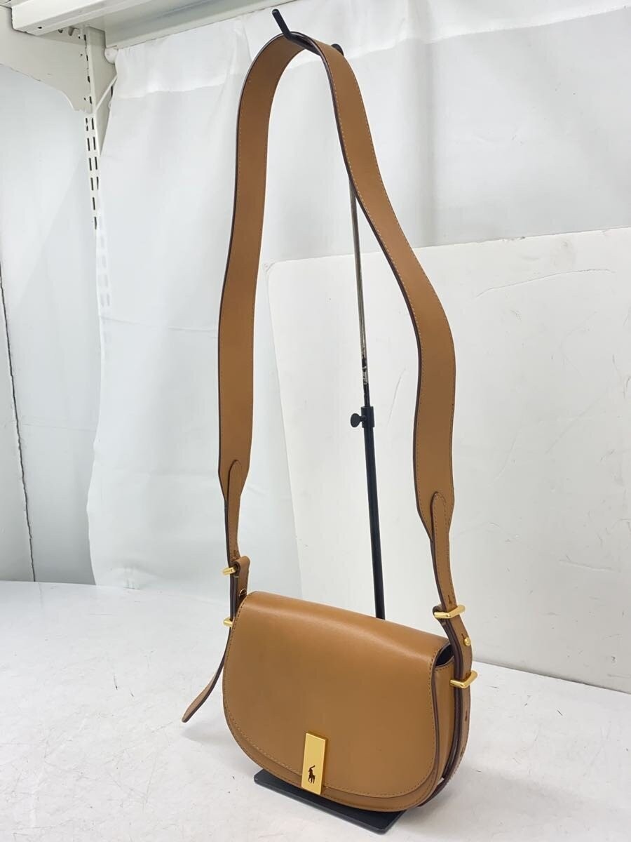 POLO RALPH LAUREN ID Leather Saddle Bag Shoulder Bag Leather BRW image 2