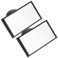 2 PCS Universal Car Truck Rear View Mirrors Adjustable Suction Cup Interior