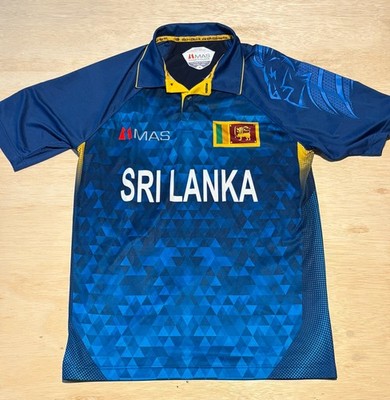 Sri Lanka Cricket Jersey Mens Large Blue Polo
