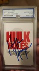 Hulk Hogan PSA/DNA 1990 Classic WWF #145 Card Auto Signed HOF 358