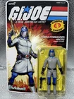 SUPER7 G.I JOE COBRA O-RING STYLE COBRA COMMANDER ARCTIC Reaction Bent Card