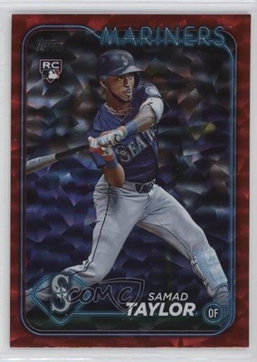 2024 Topps Update Red Crackle Foilboard 48/199 Samad Taylor #US30 Rookie RC uk2