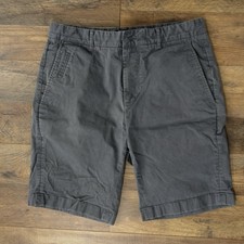 Vince Men s 29 Gray Slim Fit Casual Cotton Chino Shorts w/Inside Drawstring