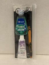 BB Charcoal Oral Care Travel Kit 3-in-1 Toothbrush Toothpaste Scope Orange