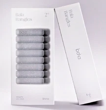 BALA Bangles - SILVER  Adjustable Ankle/Wrist Weights  2  X  2 Lbs Each NEW