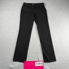 Express Editor Slim Low Rise Pants Womens 0R Black Stretch Casual