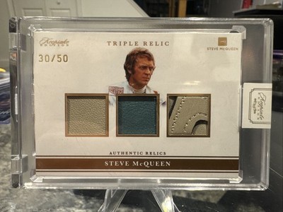 2025 Steve McQueen Keepsake Edition Triple Patch Relic Card #163 (30/50)