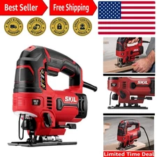 Versatile 6 Amp Brushless Jig Saw with Tool-Free Blade Change & Dust Control