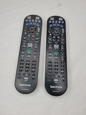 2 Spectrum TV Cable Remote Control CLICKR-5 UR5U-8790L-TWC -1 Black 1 Grey