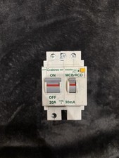 Crabtree Polestar RCBO 20A 30mA Double Pole McB/RCD Type C 20A 602c/203