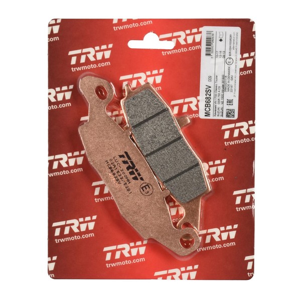 TRW Bremsbelag Sinter Street (FüR: Kawasaki KLR 650 KL650C 95-04 Vorne )-image
