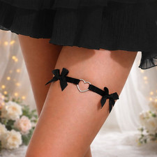 Elastic Bow Thigh Leg Garter Ring Bridal Wedding Stocking Holder Women UK