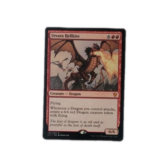 Utvara Hellkite #144 C17 Commander 2017 Mythic Rare Card NM MTG