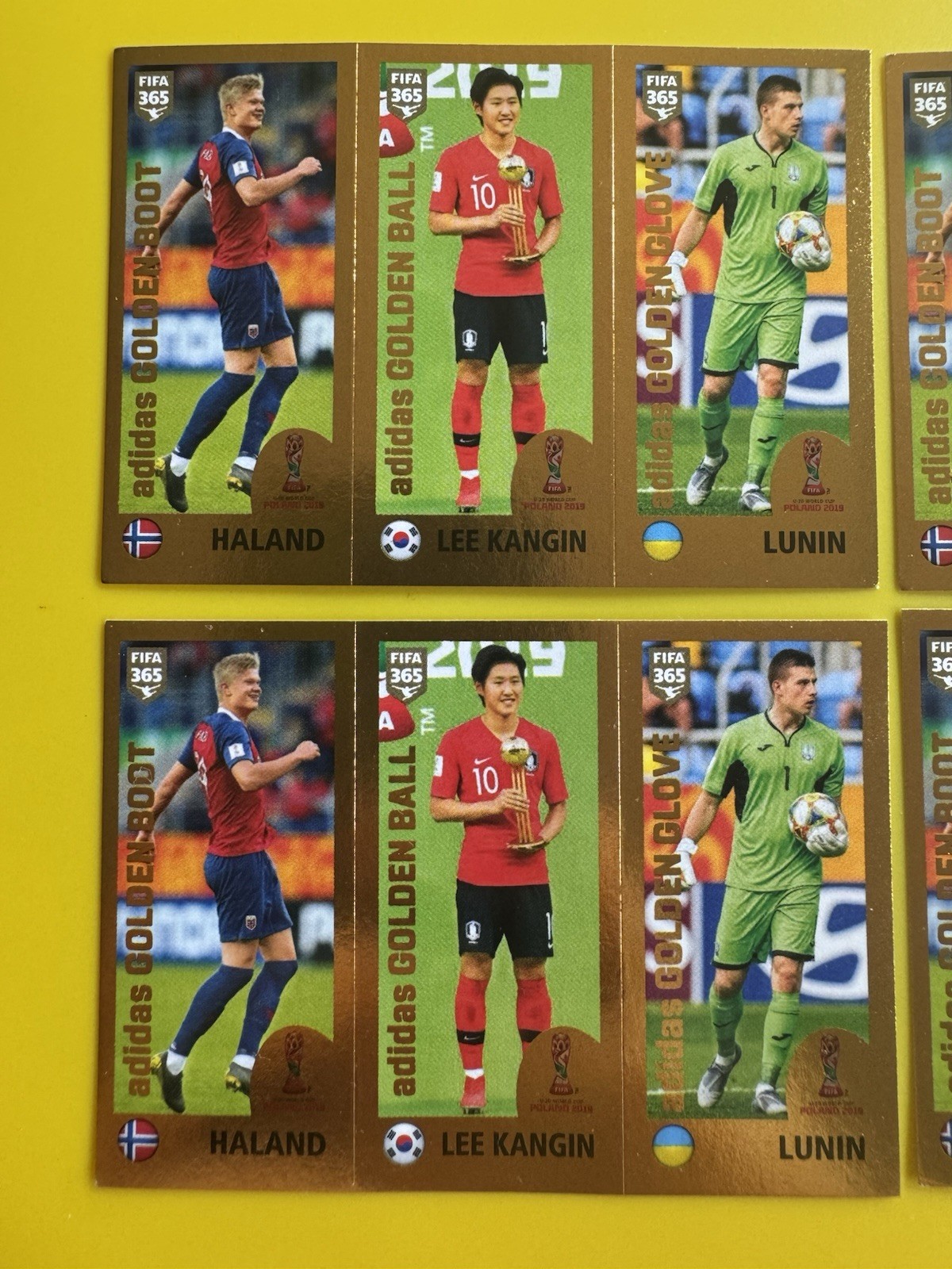 2019-20 FIFA 365 #421 Erling Haaland Rookie Sticker RC Goldenboot Norway view 2