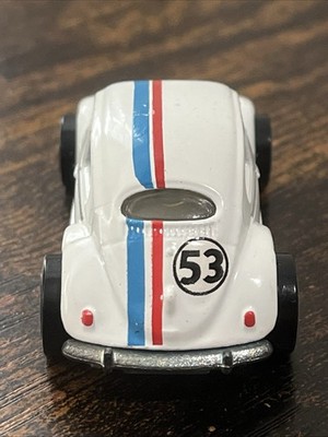 1988 Hot Wheels Disney's Volkswagen VW Beetle WHITE Herbie 53 Love