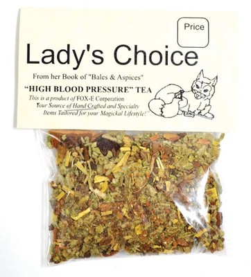 Lady's Choice HIGH BLOOD PRESSURE Herbal Loose Tea Blend (5+ Cups) Made in USA