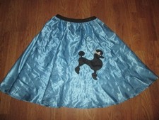 Womens 50's POODLE SKIRT Halloween Costume L Lg
