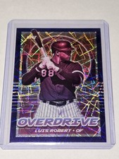 2021 Panini Chronicles - Overdrive Luis Robert #15 Blue Velocity