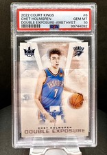Chet Holmgren 2022 Court Kings Double Exposure Amethyst #6 RC Rookie /99 PSA 10