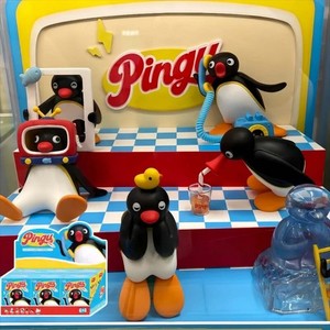 Pingu and My Day Series Blind Box Action Figure Penguin Doll Confirmed Pendant