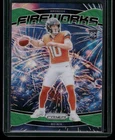 2024 Panini Prizm - Fireworks Bo Nix #23 Green Wave Prizm (RC)