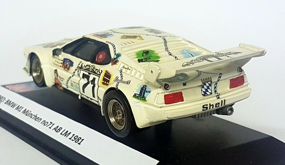 Kit construido Record 1/43 - BMW M1 Munchen #71 AB Le Mans 1981 coche modelo resina Foto 4 de 4