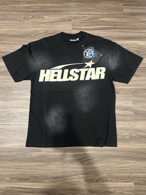 NEW Hellstar Classic Logo T-Shirt Black Size Medium