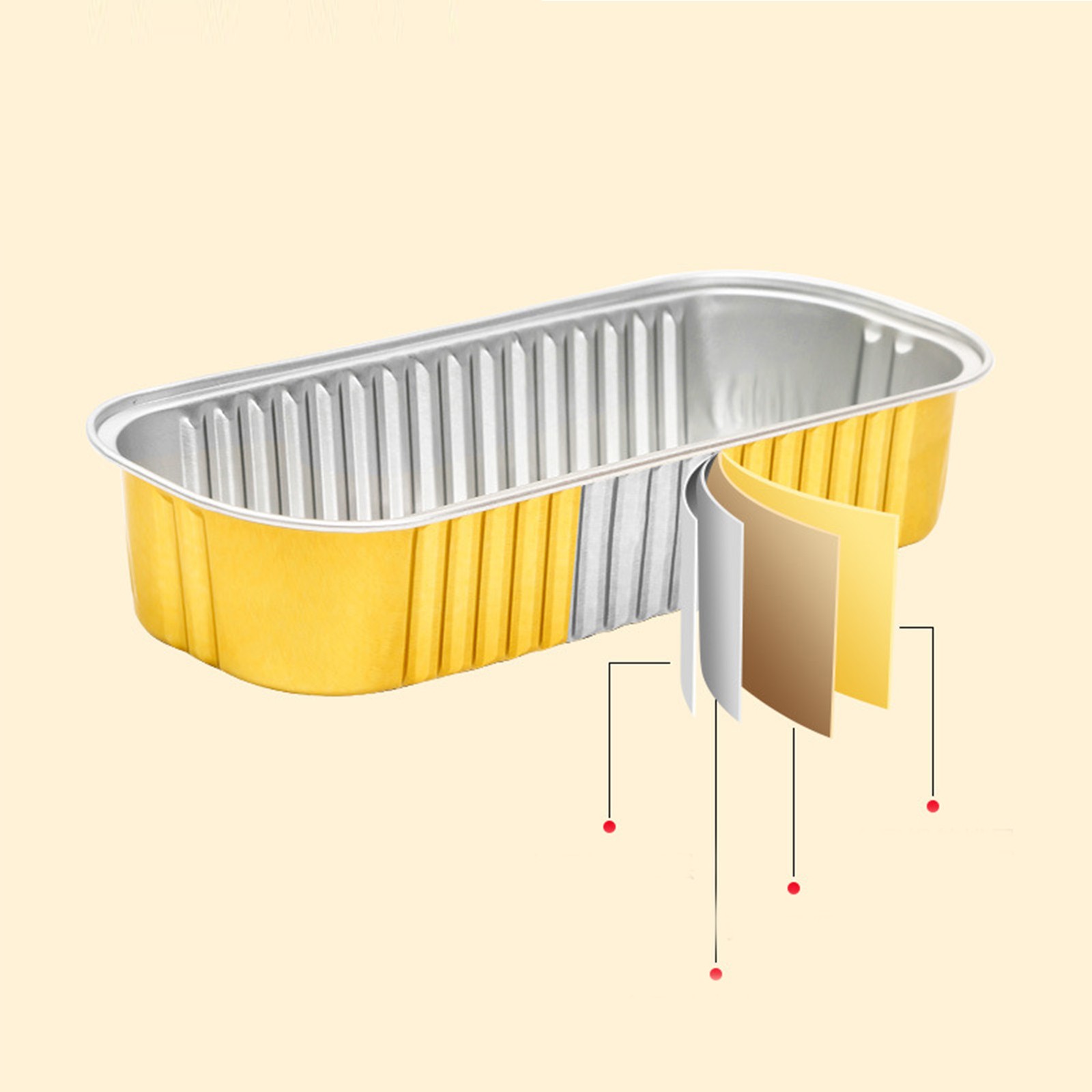 5 Aluminum Foil Pans Durable Disposable For Baking And Grilling In Ovens And Air