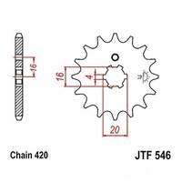 Ritzel Antriebsritzel 14-ZäHne 420-Teilung FüR Kawasaki KX II 85 D Grossrad 2018